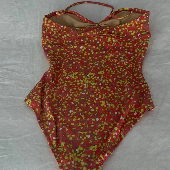 J. Crew Vibrant Multi Color One Piece Swimsuit - Picture 5 of 7